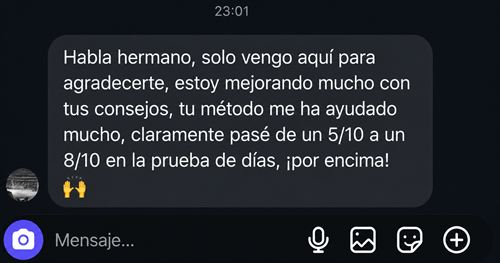 Depoimento Alumno GLOWM7